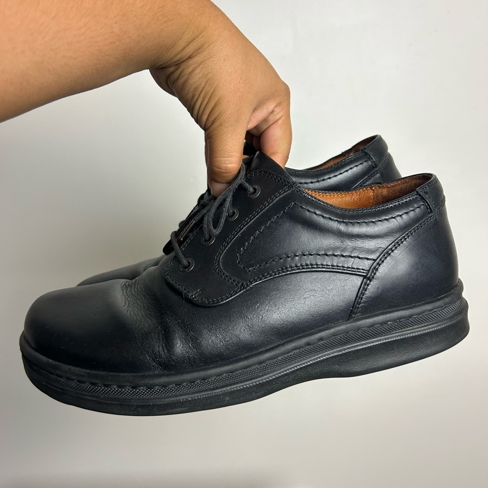 Birkenstock Footprint Chunky Men’s Loafer Size 43-10 Black Leather Discontinued - Picture 4 of 12